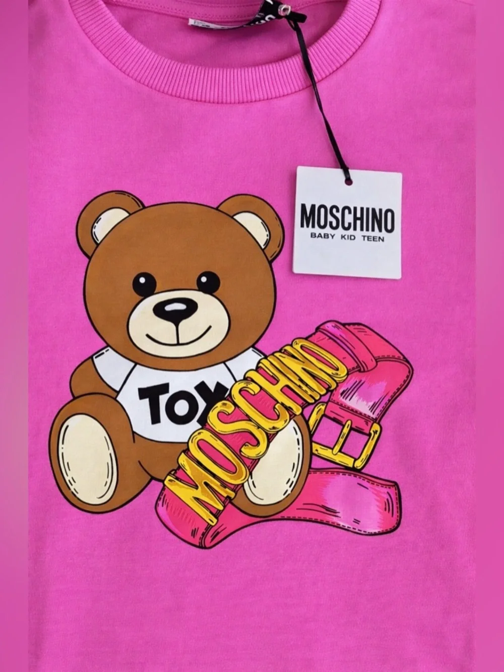 Moschino jersey print waist